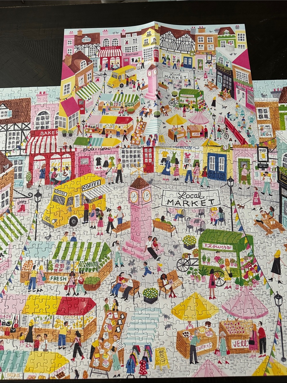 1000-Piece Local Market Scene - Picture 4 of 6